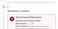 СВЕДЕНИЯ О ПОГИБШЕМ ШИШЛО Н.В.