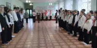 Линейка, посвящённая окончанию 1 четверти